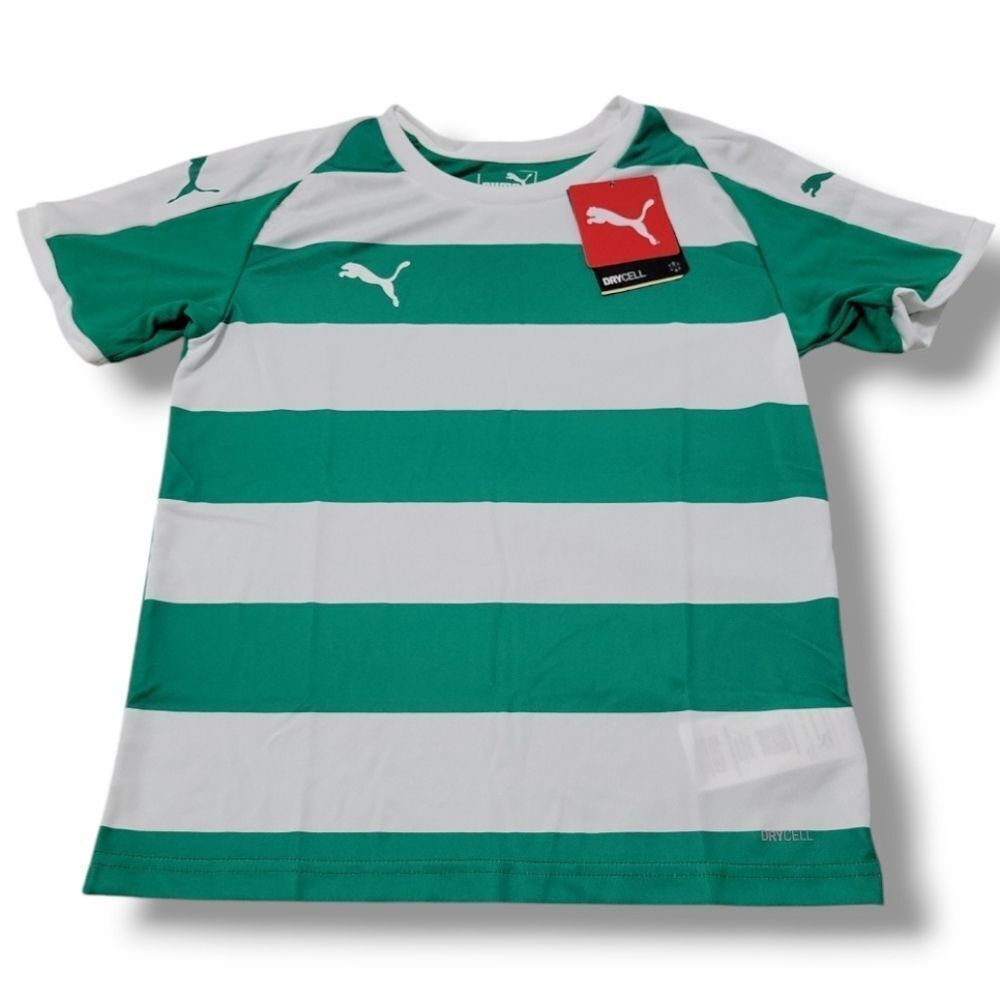New Puma Shirt Size Medium Puma DryCell LIGA Jersey Hooped Jr Soccer Jersey NWT